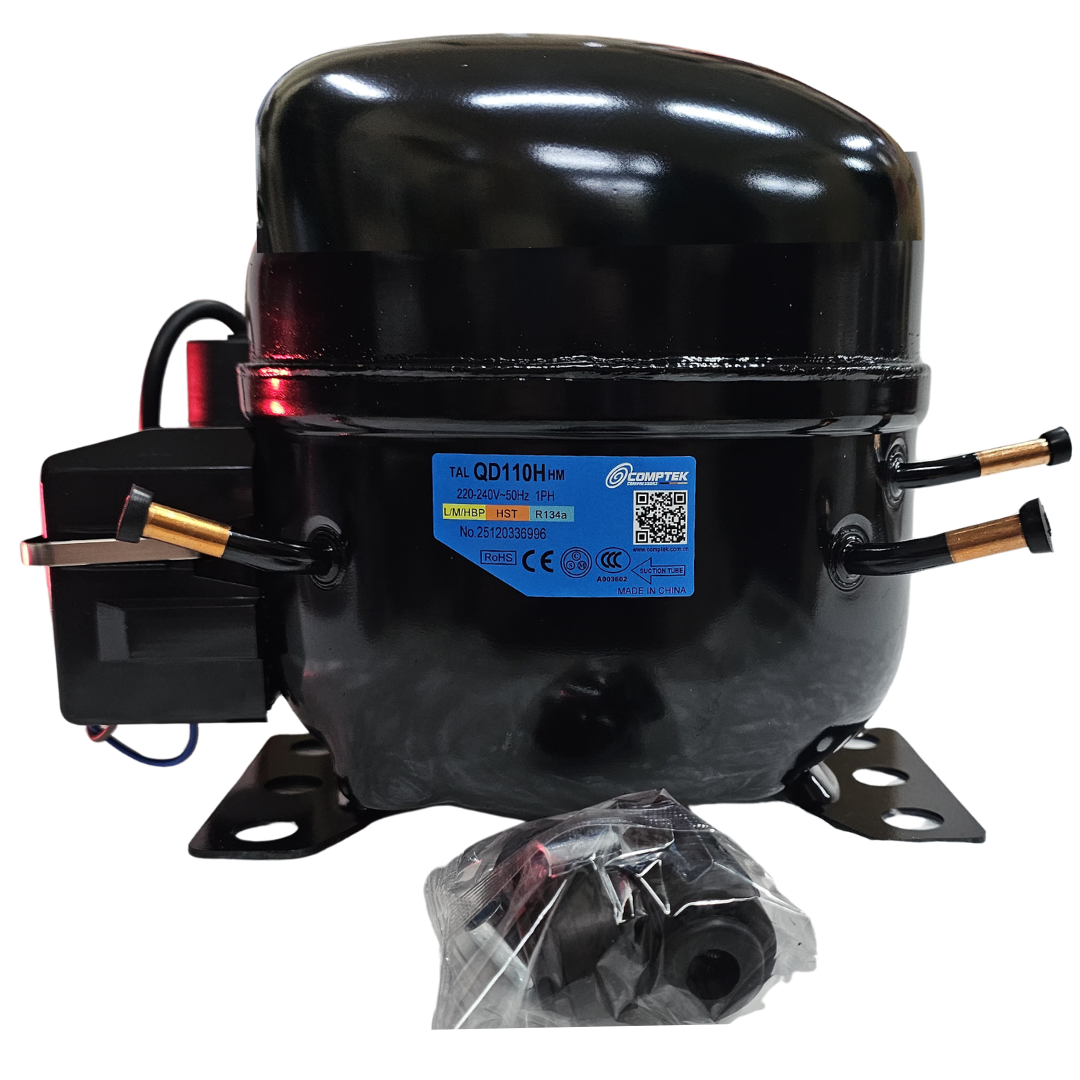 Şerbetmatik Soğutma Kompresörü - QD65H & QD110H Limonata ve Ayran Makinesi Orijinal Motoru (Üçlü Modeller)