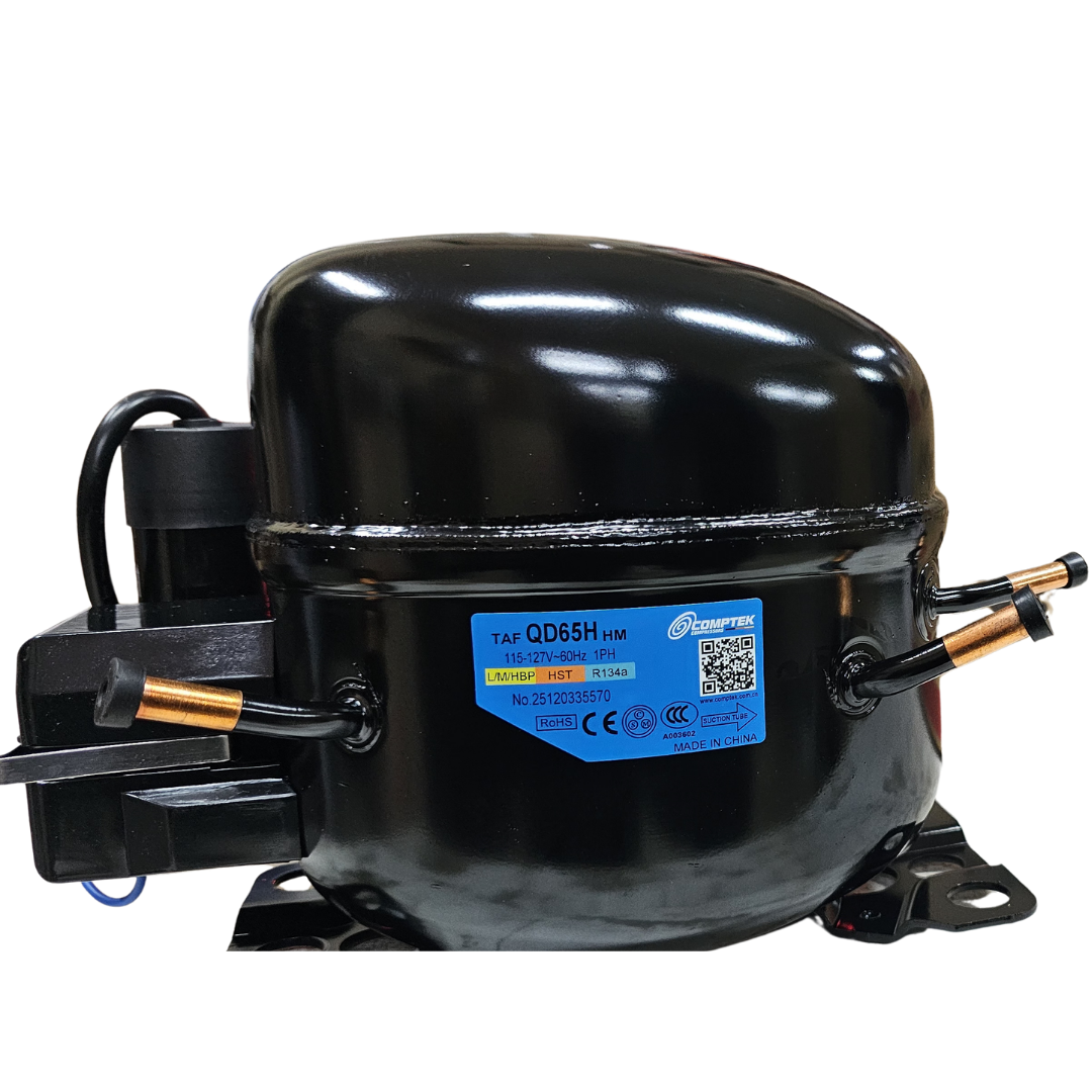 Şerbetmatik Soğutma Kompresörü - QD65H 1/6 HP Limonata ve Ayran Makinesi Orijinal Motoru (Çiftli Modeller)